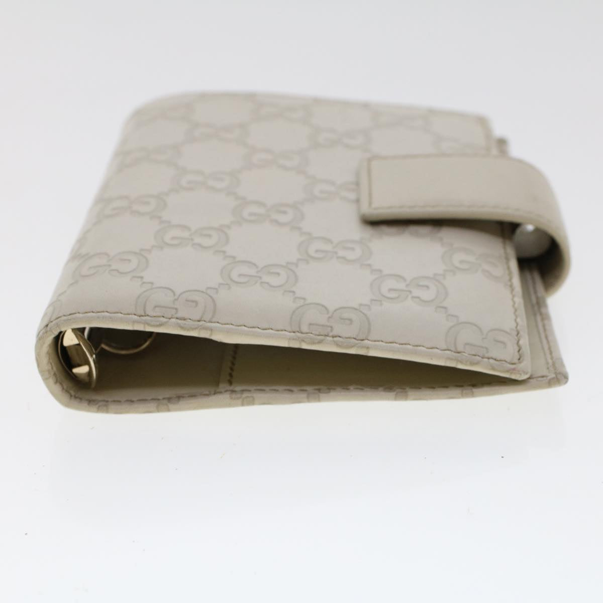 Gucci Guccissima White Canvas Wallet Accessories