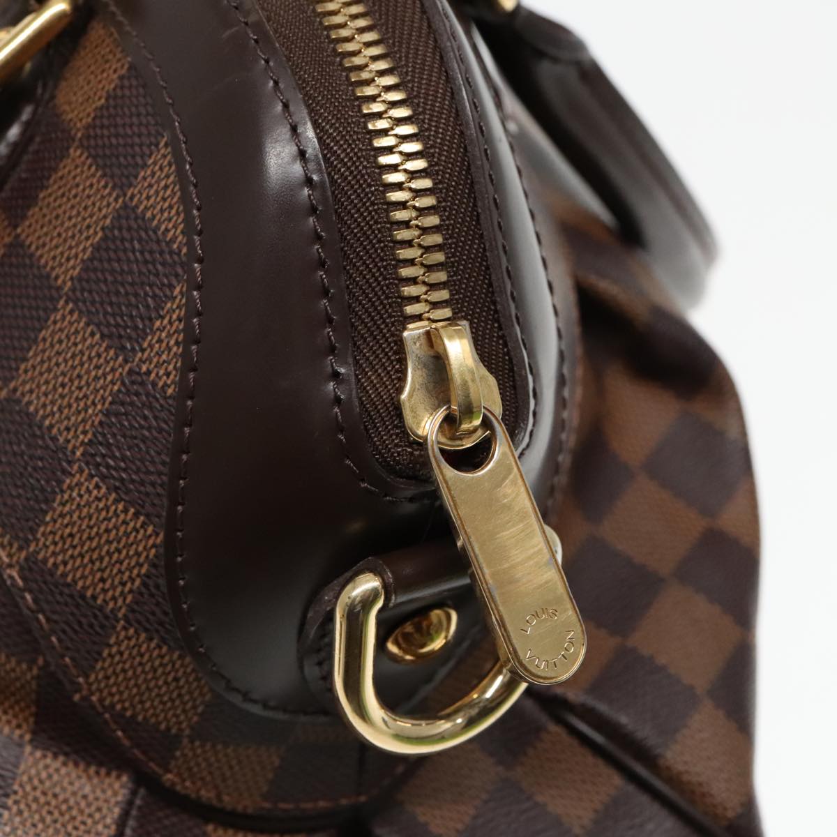 Louis Vuitton Trevi Brown Canvas Hand Bag