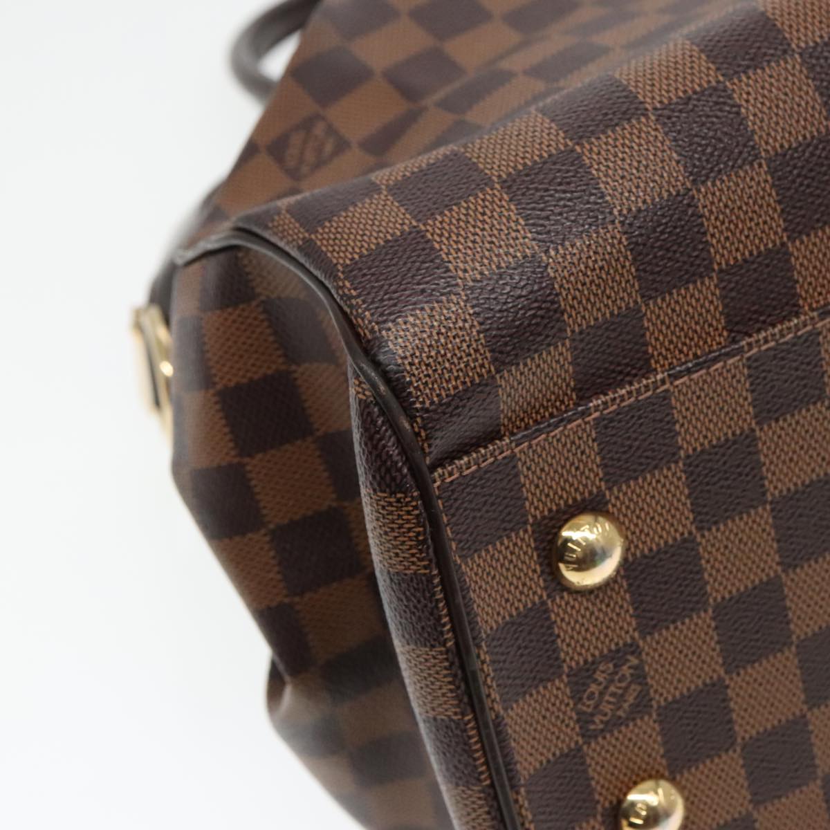 Louis Vuitton Trevi Brown Canvas Hand Bag