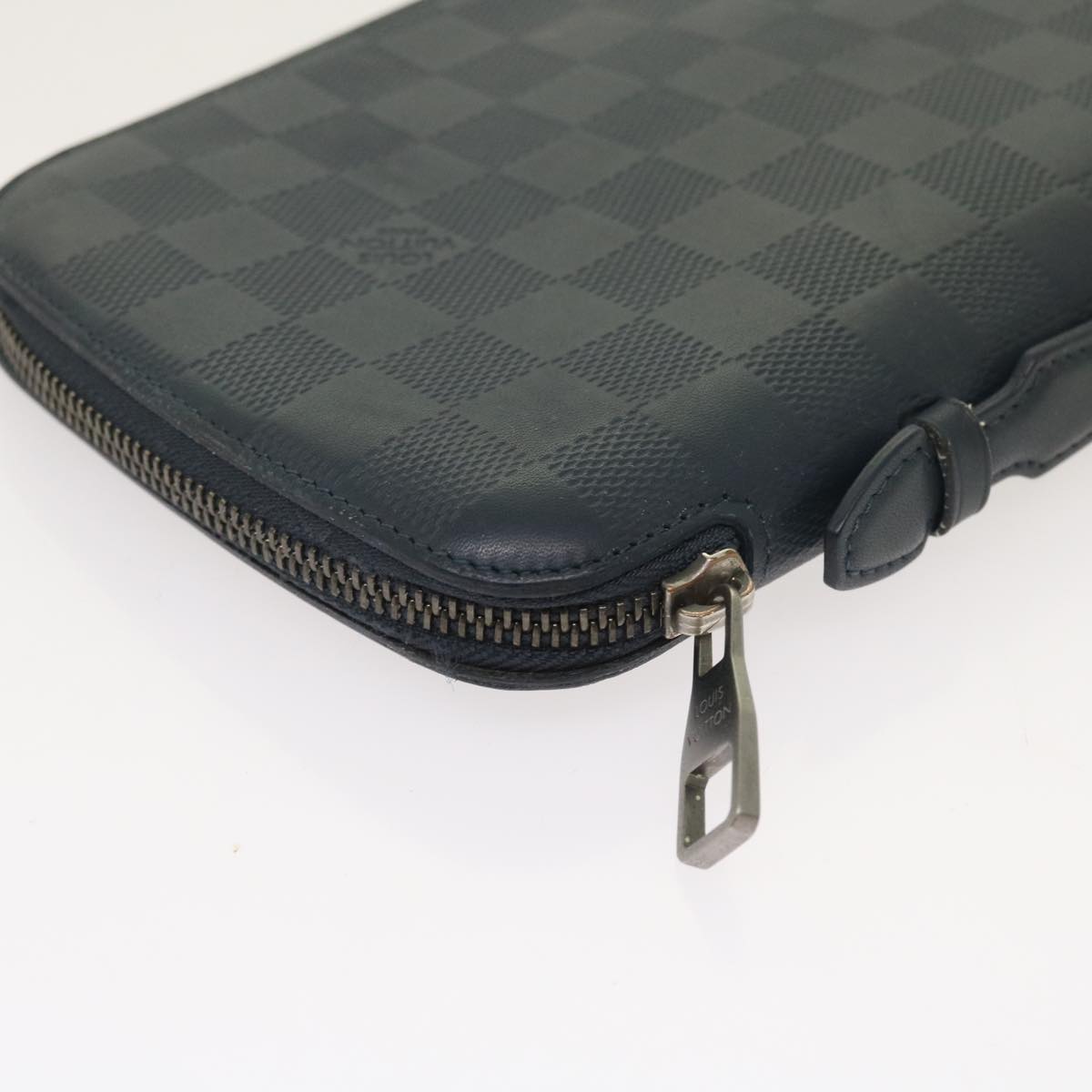 Louis Vuitton Atholl Black Leather Clutch Bag