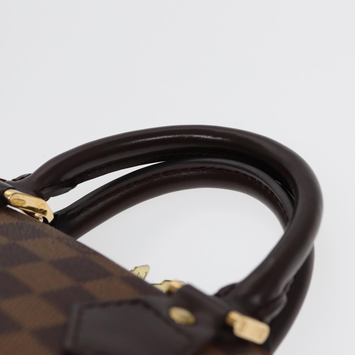 Louis Vuitton Alma Brown Canvas Hand Bag