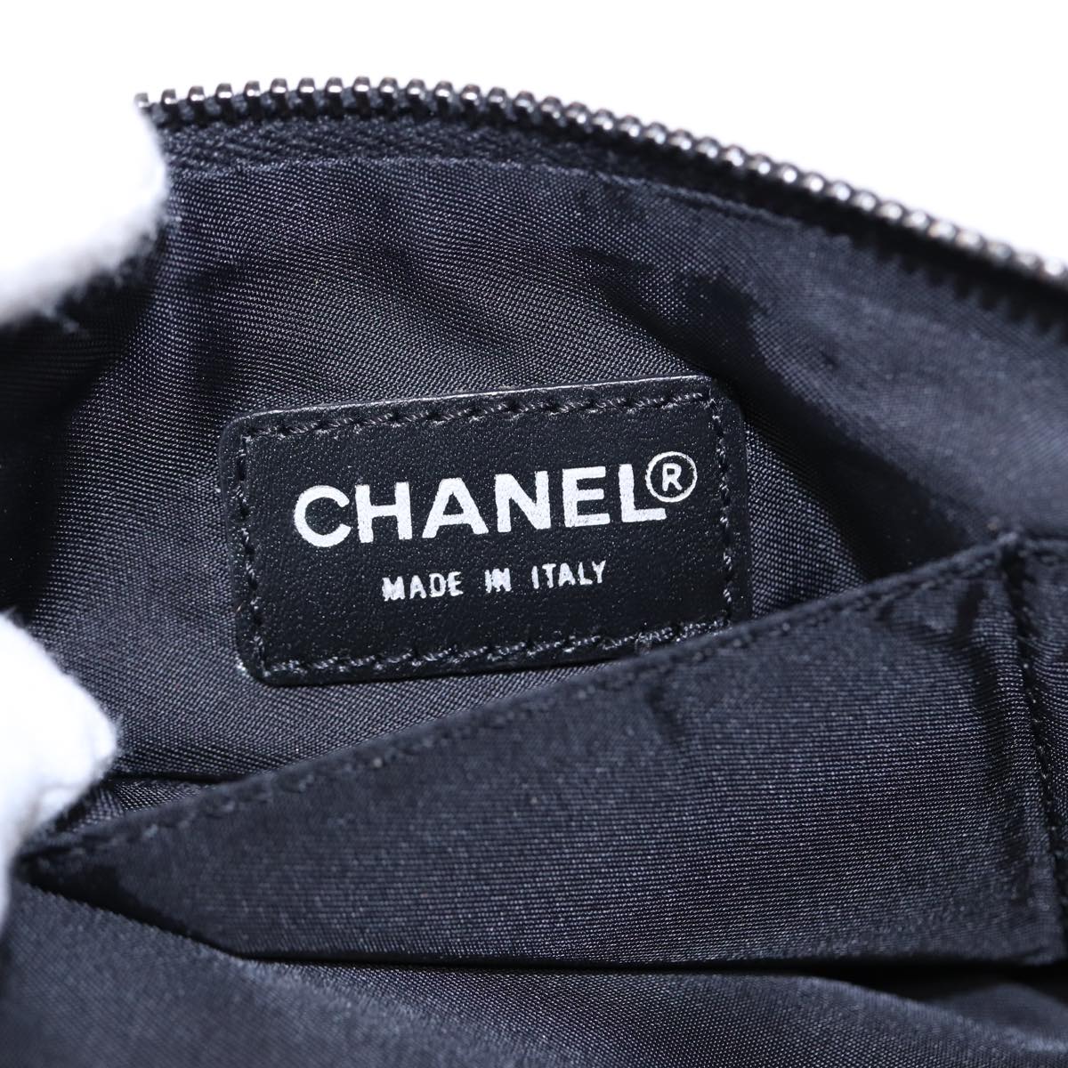 Chanel Black Synthetic Clutch Bag