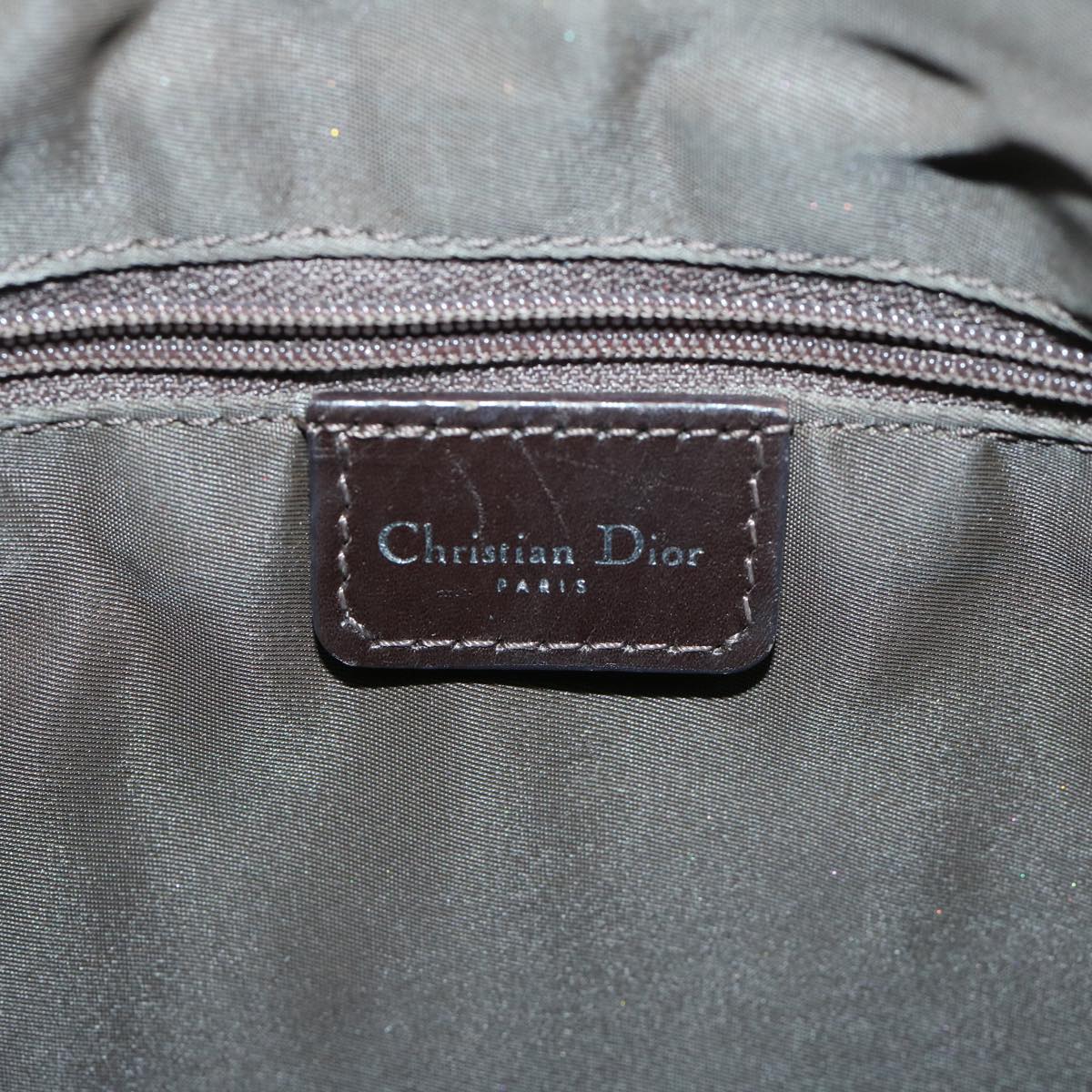 Dior Trotter Brown Canvas Hand Bag