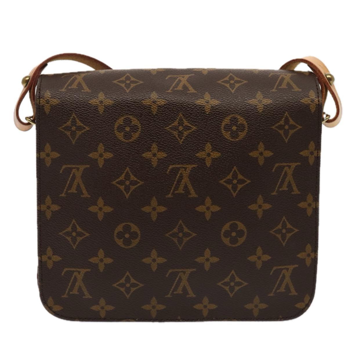 Louis Vuitton Cartouchière Brown Canvas Shoulder Bag