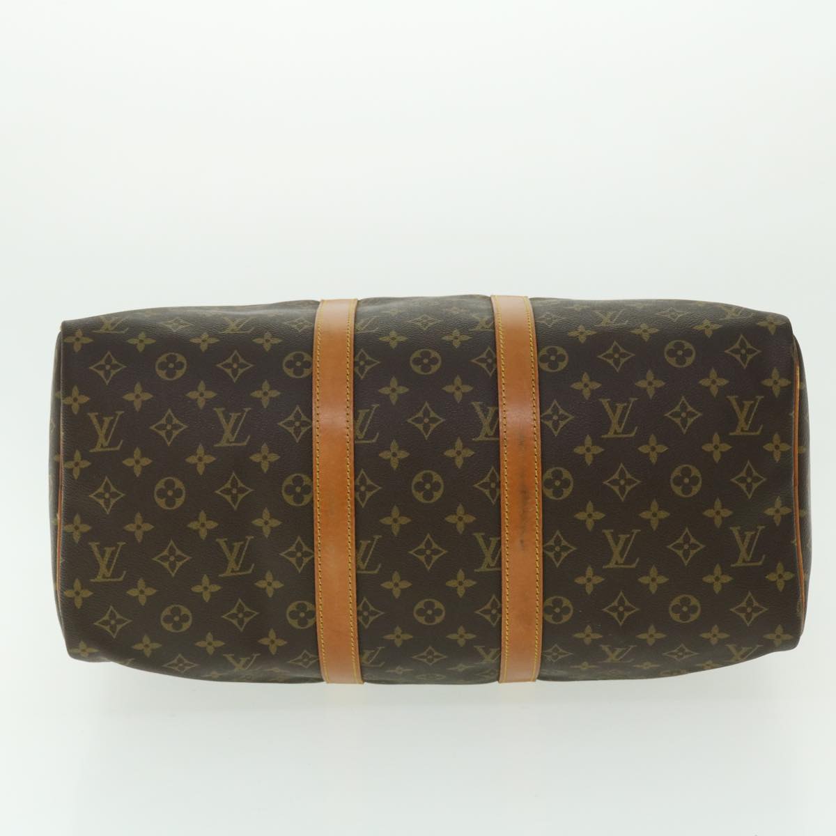 Louis Vuitton Keepall 45 Brown Canvas Travel Bag