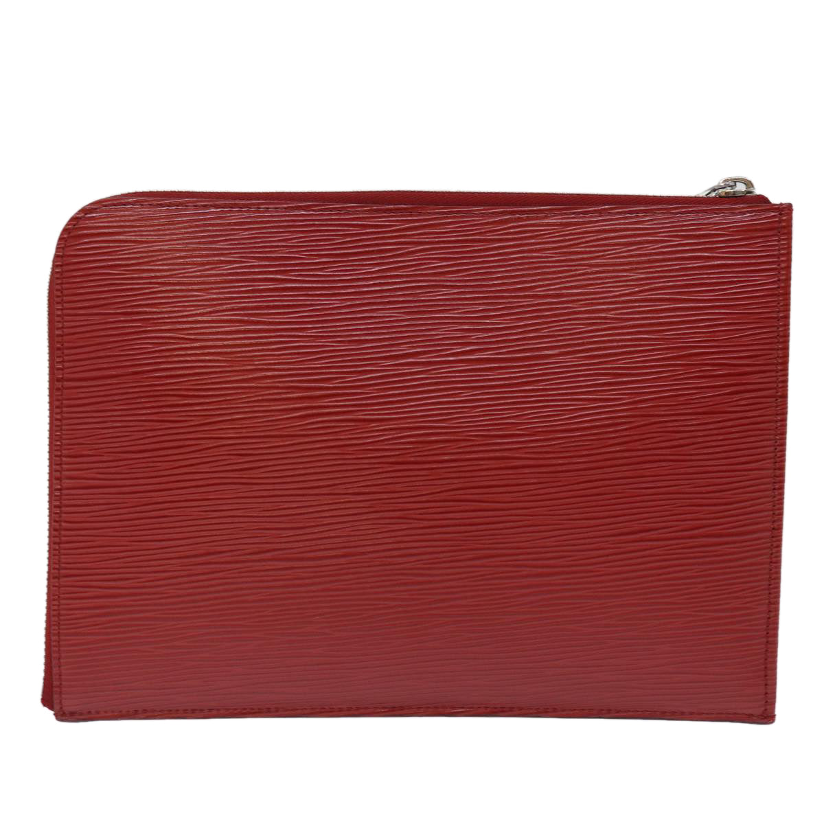 Louis Vuitton Jules Red Leather Clutch Bag