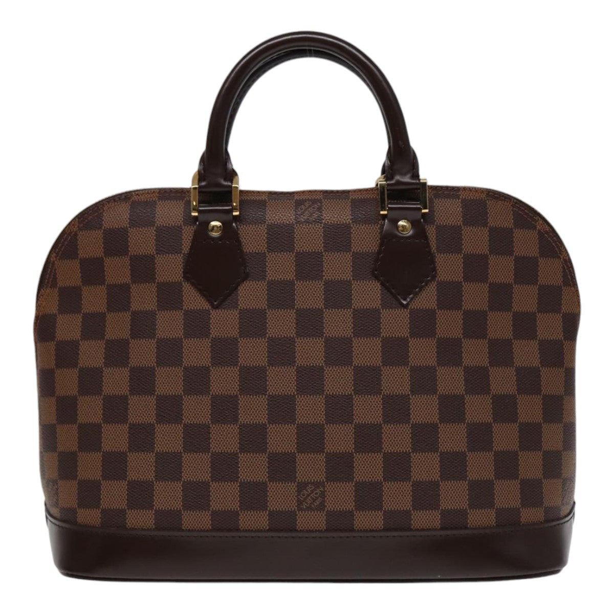 Louis Vuitton Alma Brown Canvas Hand Bag