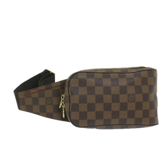 Louis Vuitton Geronimos Brown Canvas Shoulder Bag