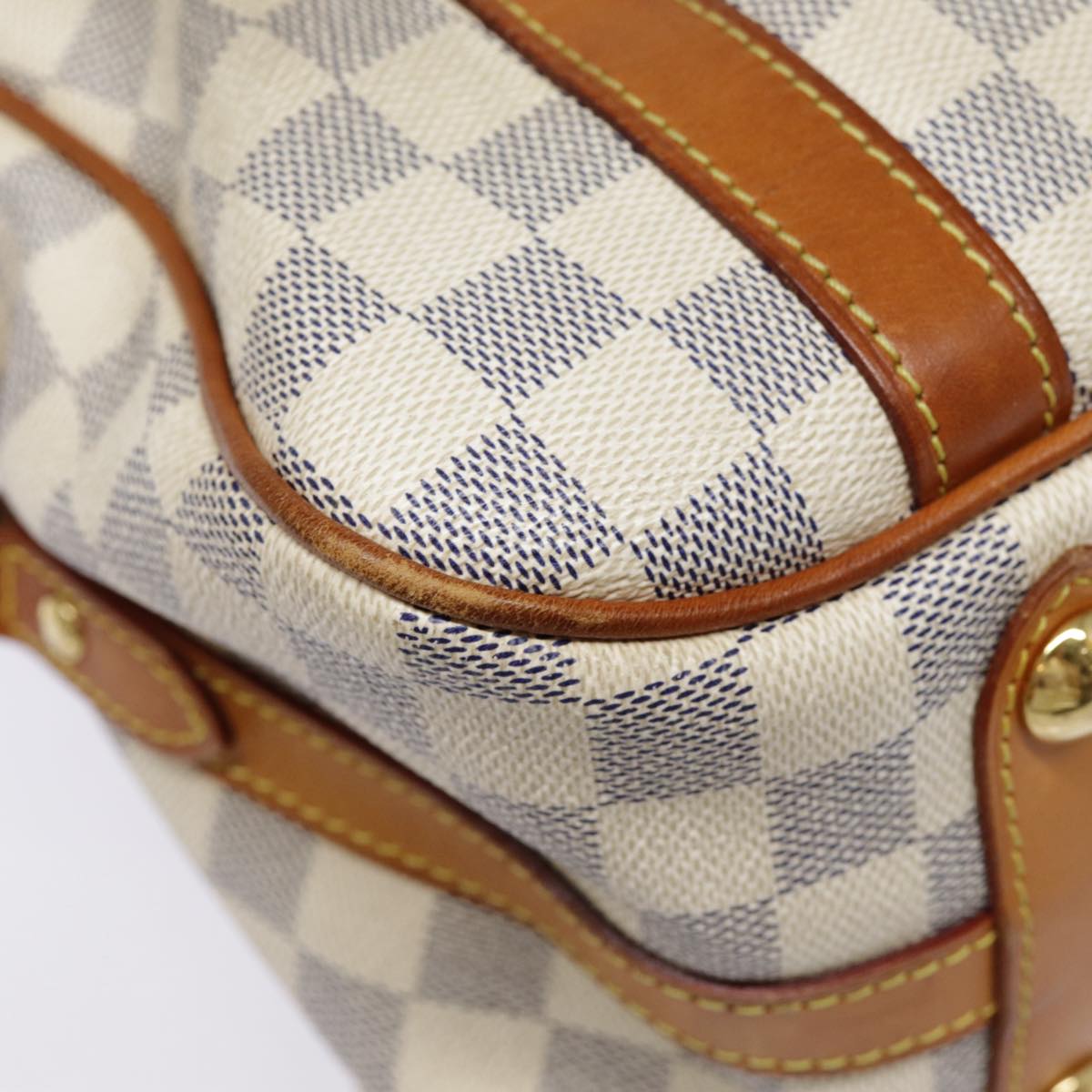 Louis Vuitton Stresa White Canvas Shoulder Bag