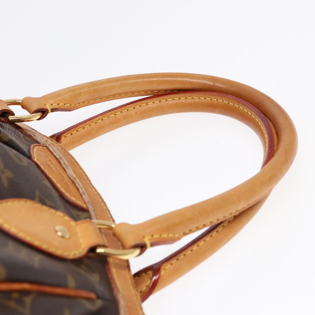 Louis Vuitton Tivoli Brown Canvas Hand Bag