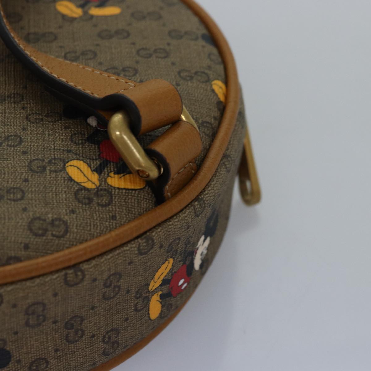 Gucci Disney X Gucci Beige Canvas Backpack Bag