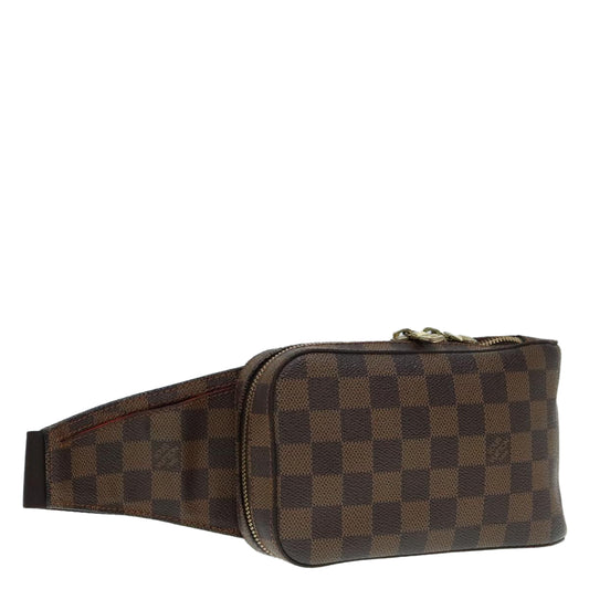 Louis Vuitton Geronimos Brown Canvas Shoulder Bag