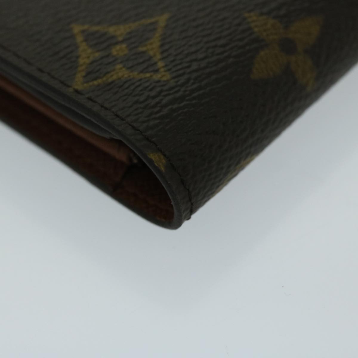 Louis Vuitton Portefeuille Sarah Brown Canvas Wallet Accessories