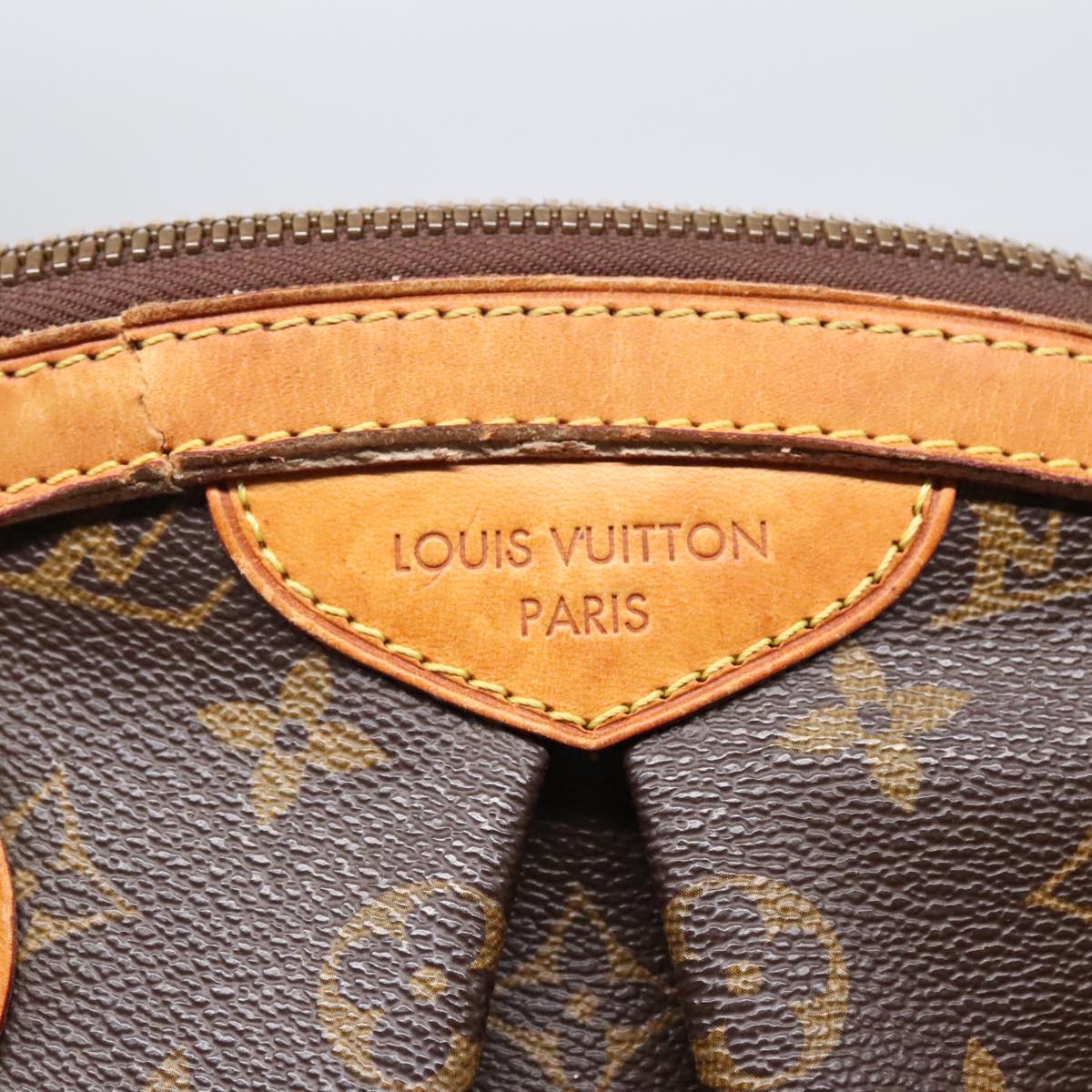 Louis Vuitton Tivoli Brown Canvas Hand Bag