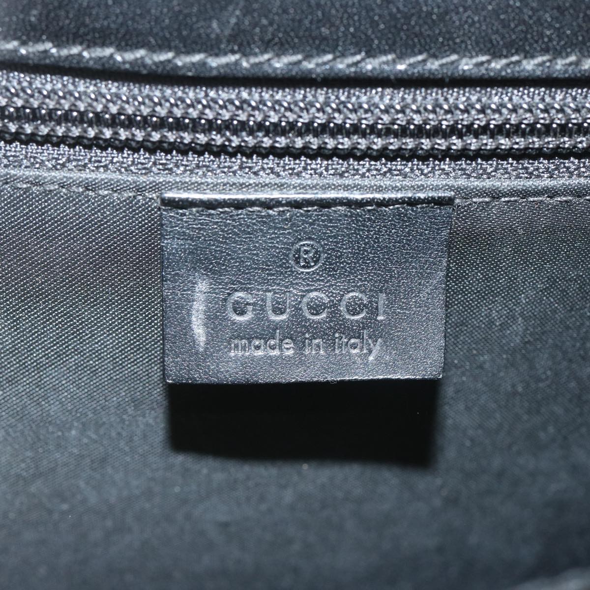 Gucci -- Black Canvas Clutch Bag