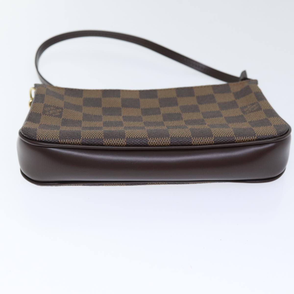 Louis Vuitton Pochette Accessoire Brown Canvas Clutch Bag