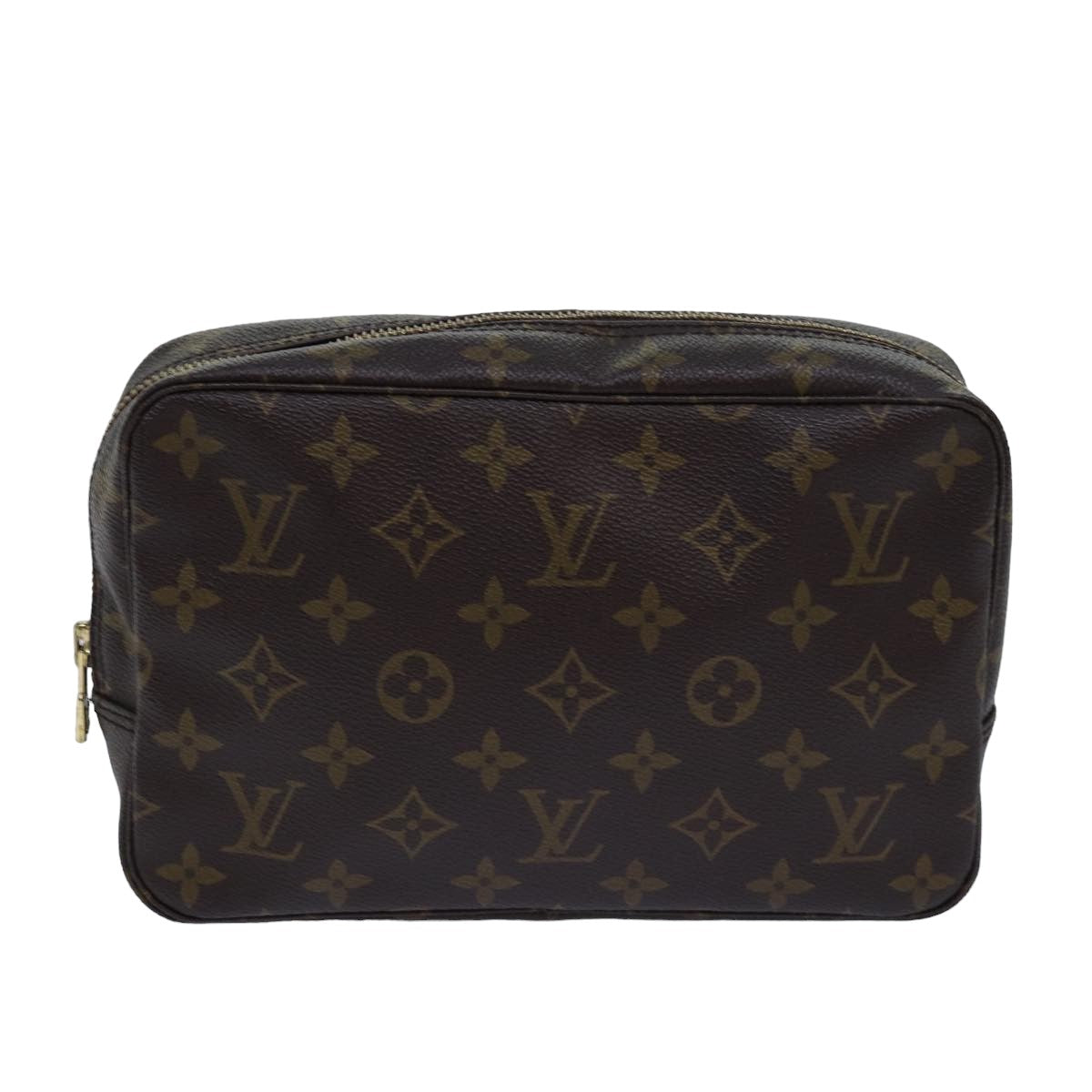 Louis Vuitton Trousse de Toilette Black Canvas Clutch Bag