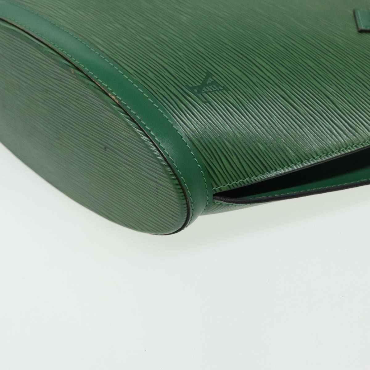 Louis Vuitton Saint Jacques Green Leather Shoulder Bag