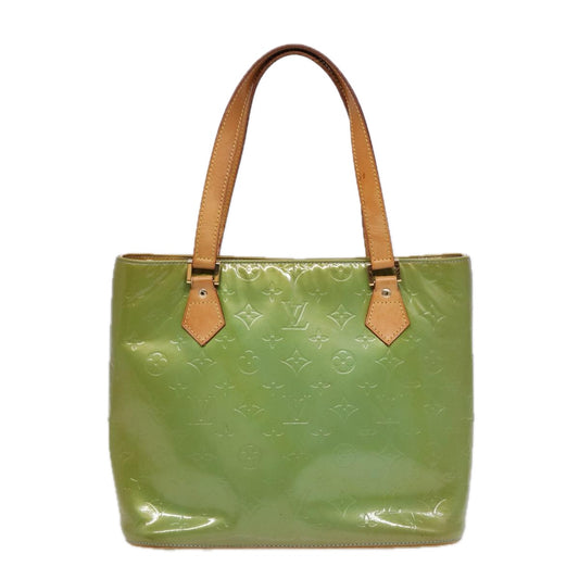 Louis Vuitton Houston Green Patent Leather Shoulder Bag