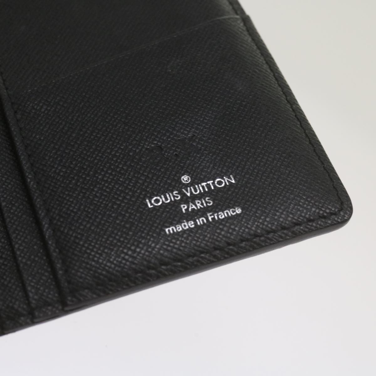 Louis Vuitton Portefeuille Brazza Black Canvas Wallet Accessories