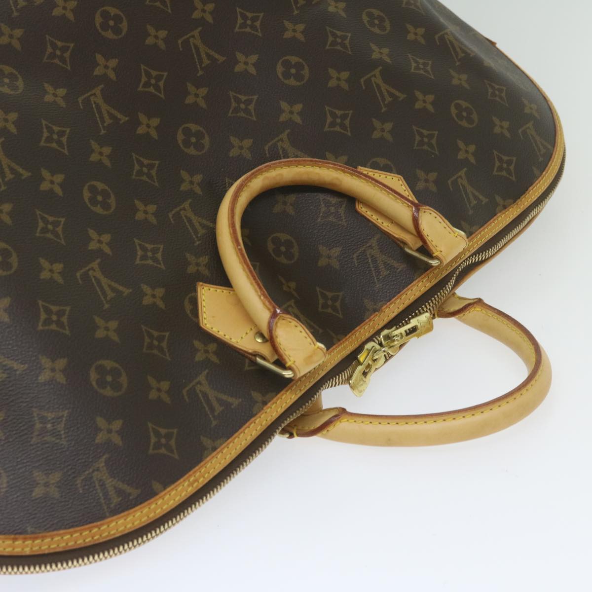 Louis Vuitton Alma Brown Canvas Travel Bag