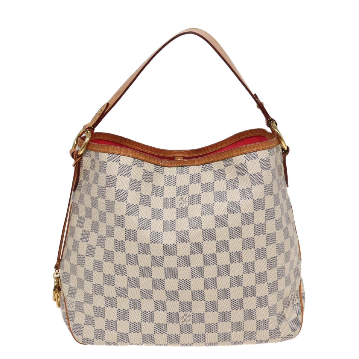 Louis Vuitton Delightful White Canvas Shoulder Bag