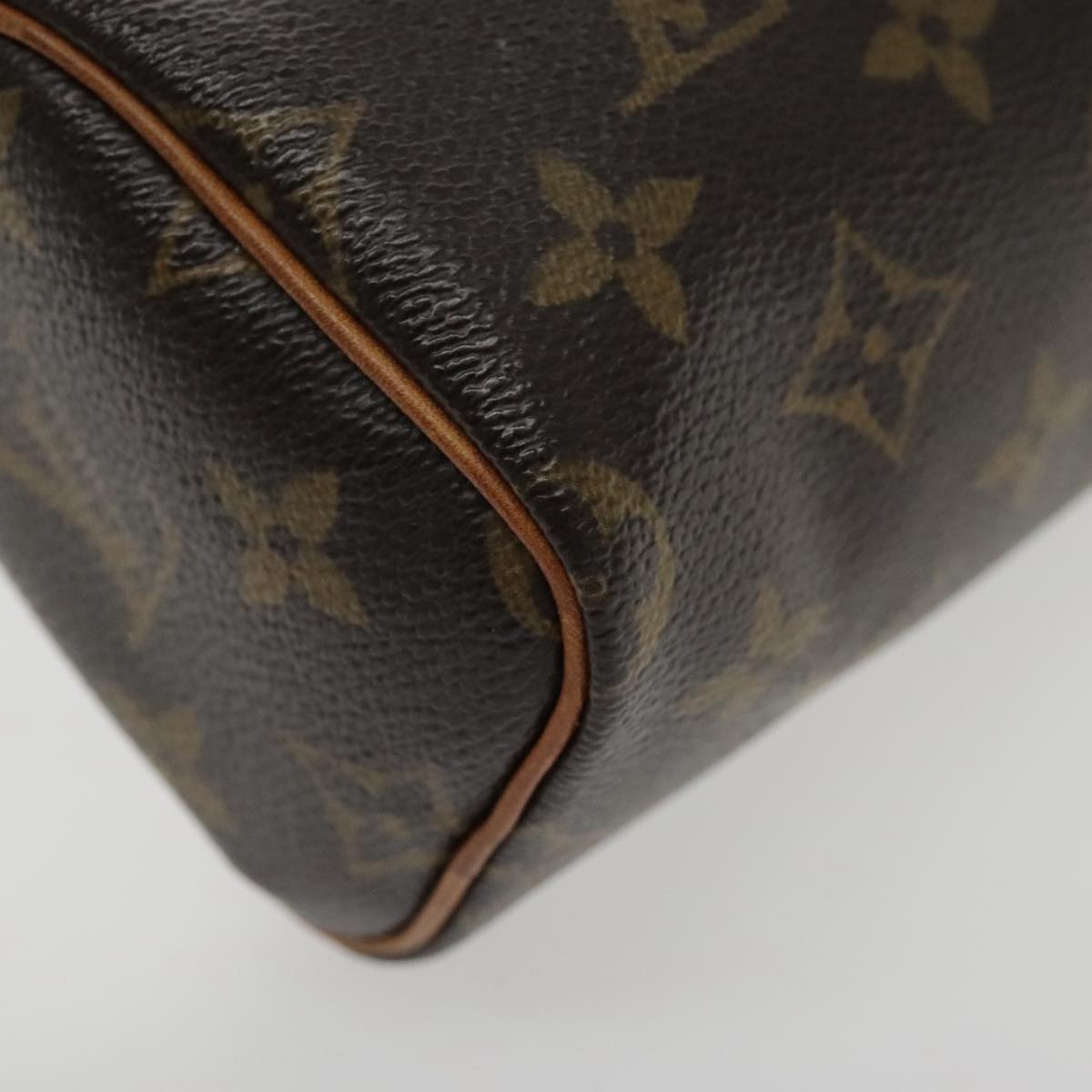 Louis Vuitton Mini speedy Brown Canvas Hand Bag