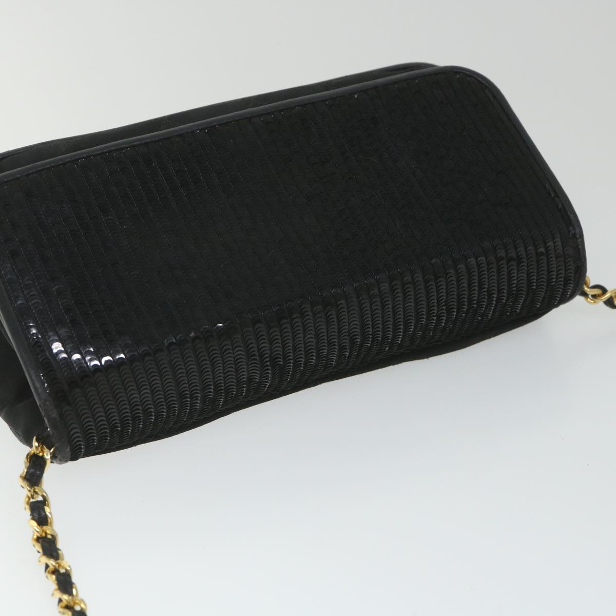 Chanel Black Synthetic Shoulder Bag