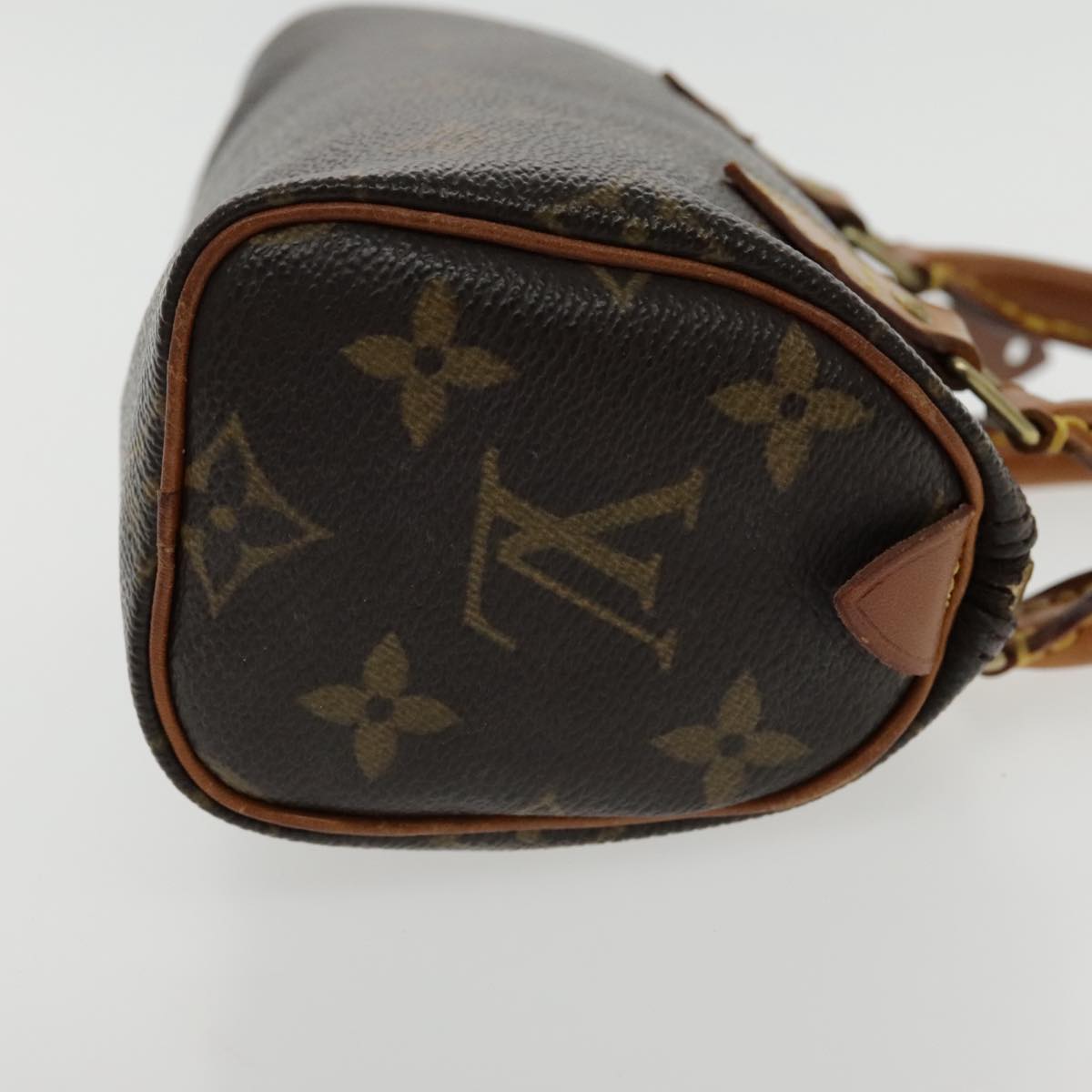 Louis Vuitton Mini speedy Brown Canvas Hand Bag