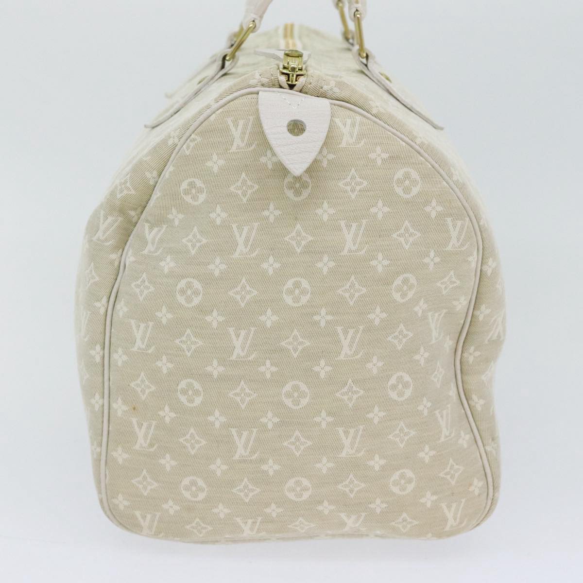 Louis Vuitton Speedy 30 Beige Canvas Hand Bag