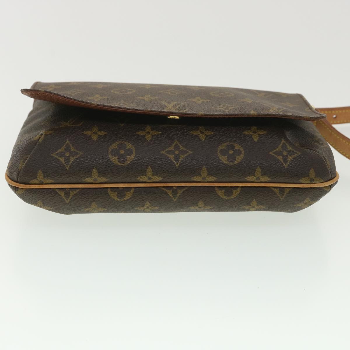 Louis Vuitton Musette Tango Brown Canvas Shoulder Bag