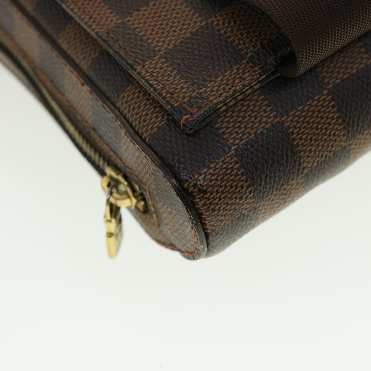 Louis Vuitton Geronimos Brown Canvas Shoulder Bag