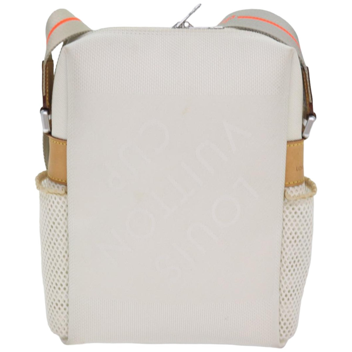 Louis Vuitton Weathery White Canvas Shoulder Bag