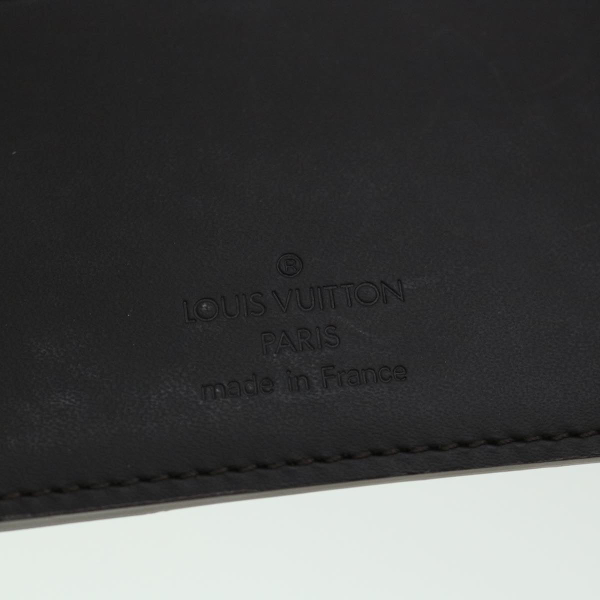 Louis Vuitton Agenda PM Black Canvas Wallet Accessories