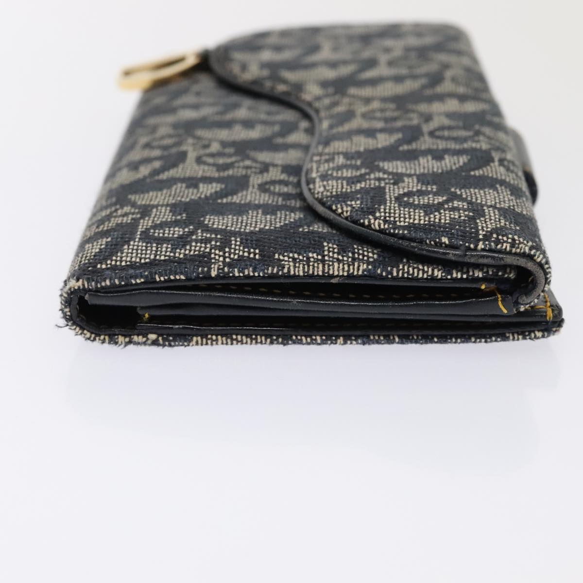 Dior Saddle Navy Canvas Wallet Accessories