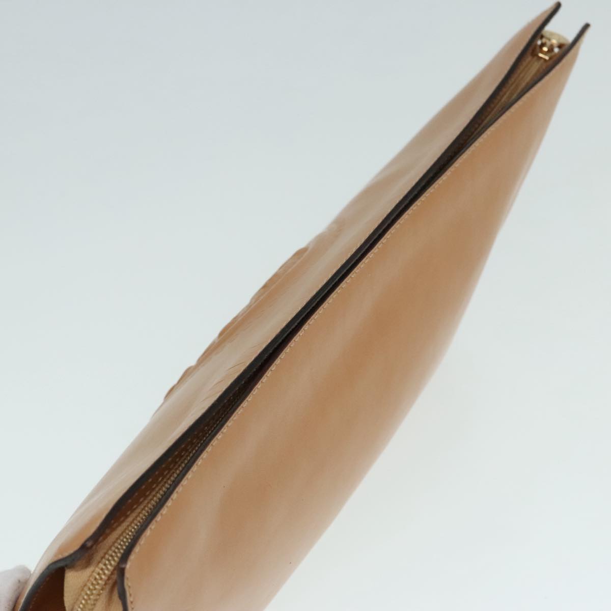 Fendi Brown Leather Clutch Bag