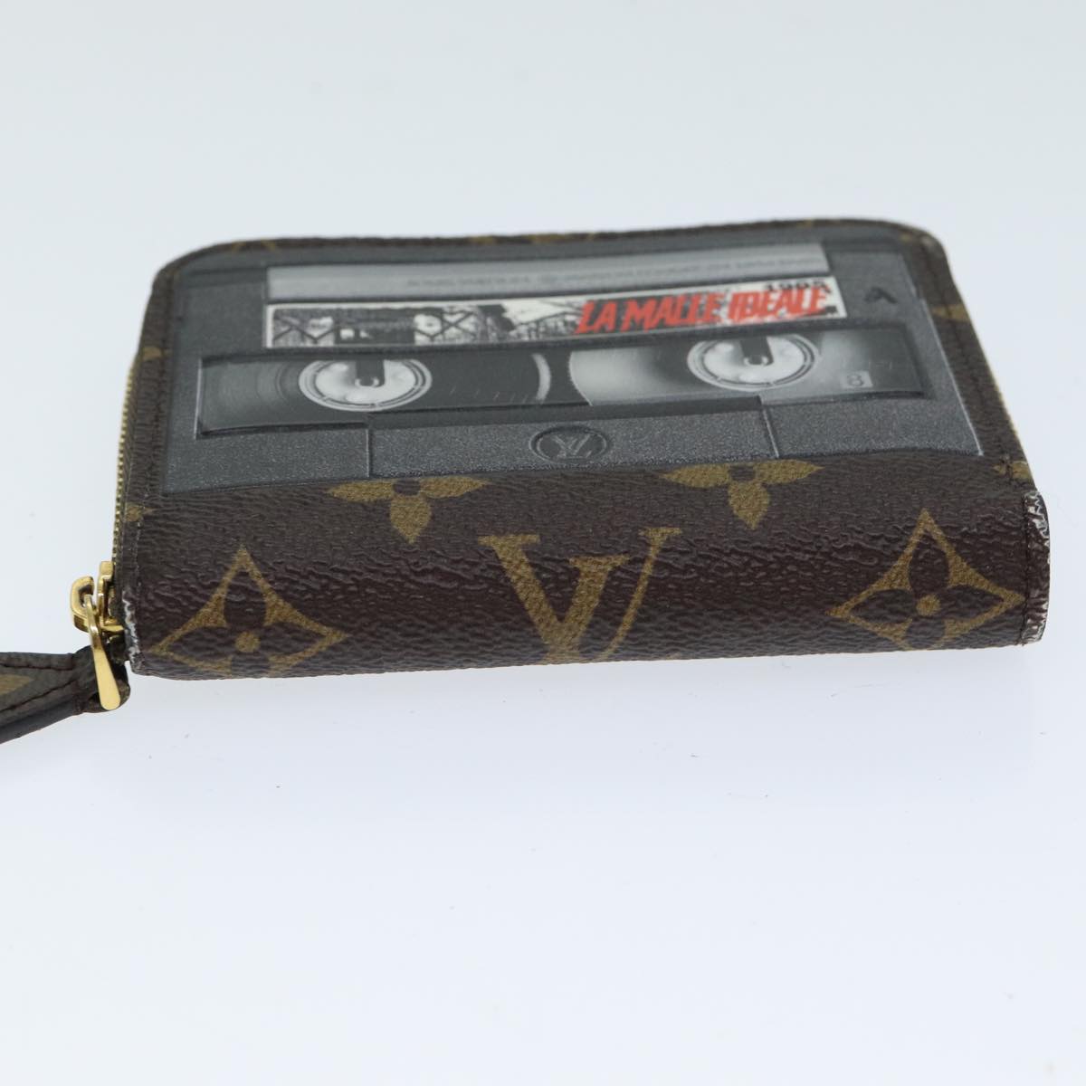 Louis Vuitton Zippy coin purse Brown Canvas Wallet Accessories