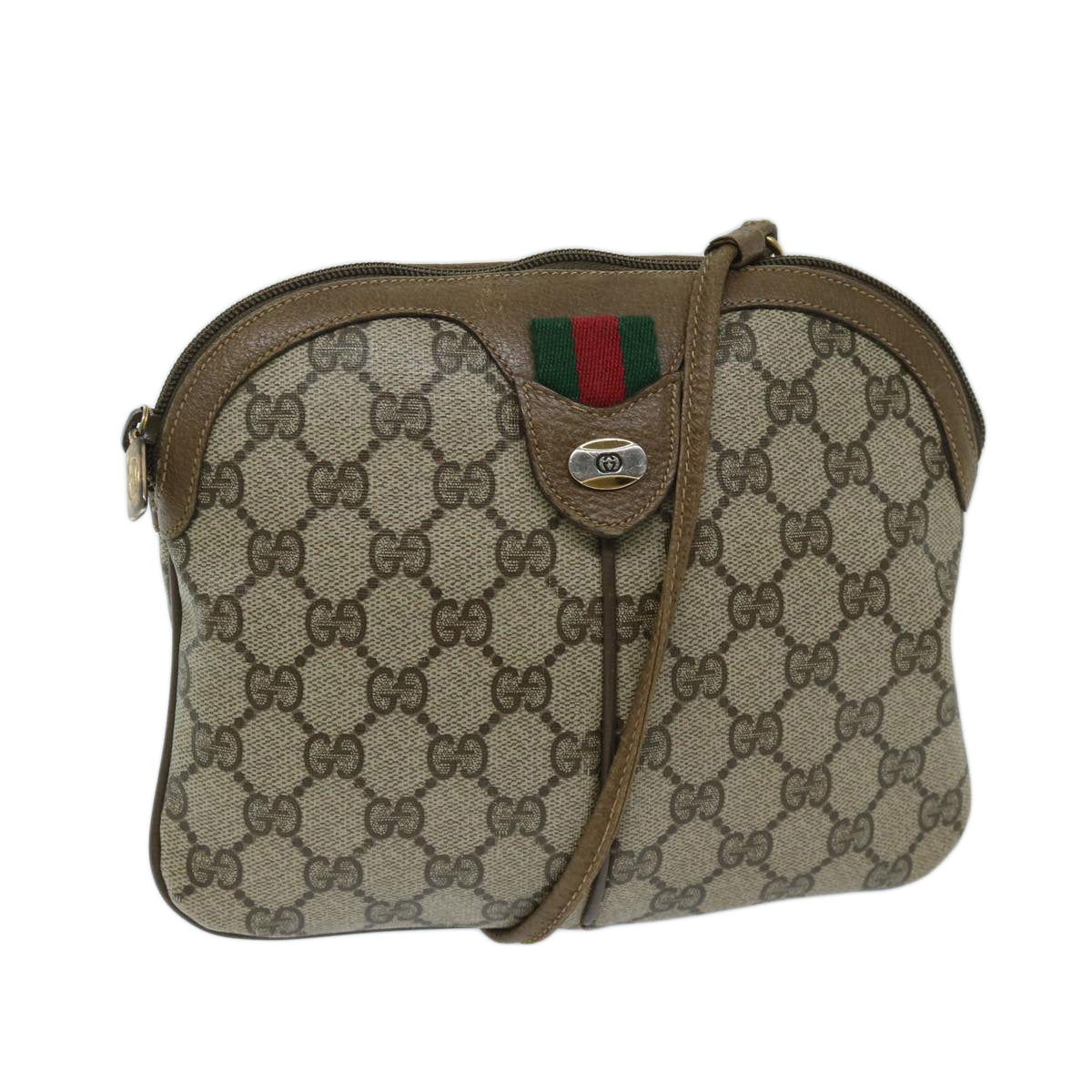 Gucci GG canvas Beige Canvas Shoulder Bag