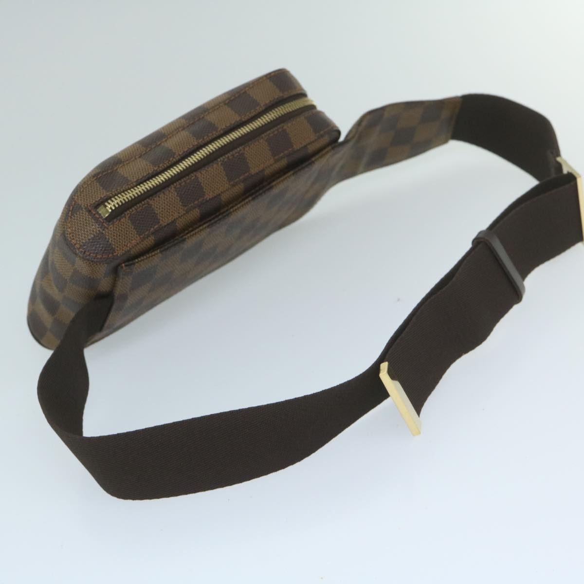 Louis Vuitton Geronimos Brown Canvas Shoulder Bag