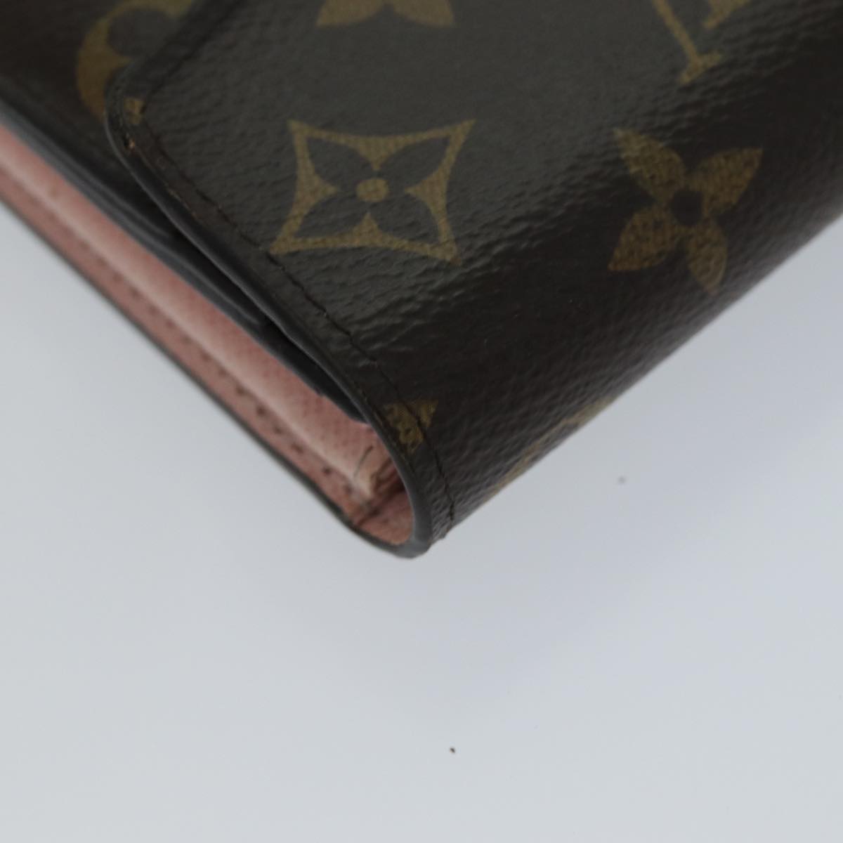 Louis Vuitton Portefeuille Sarah Brown Canvas Wallet Accessories