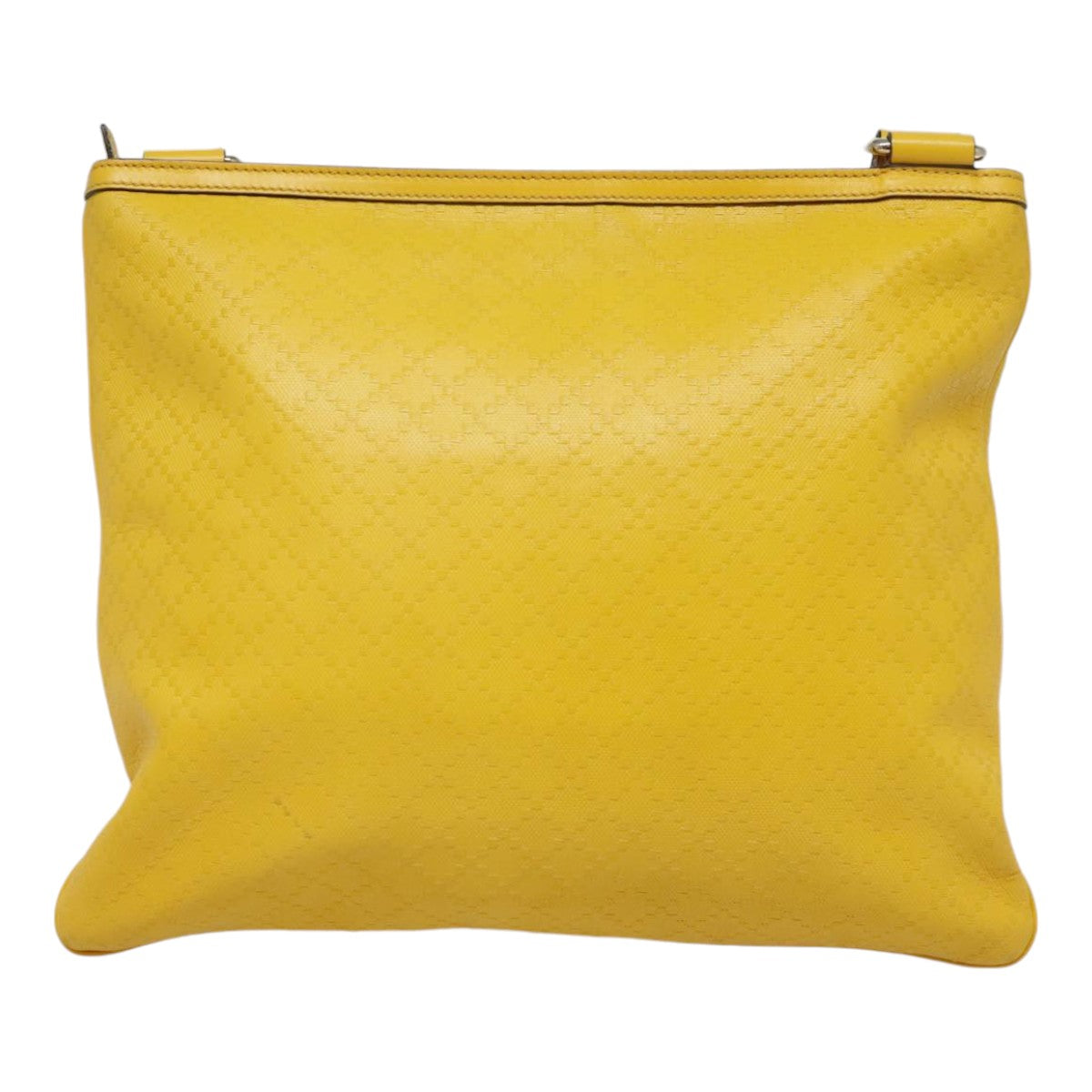 Gucci Diamantissima Yellow Leather Shoulder Bag