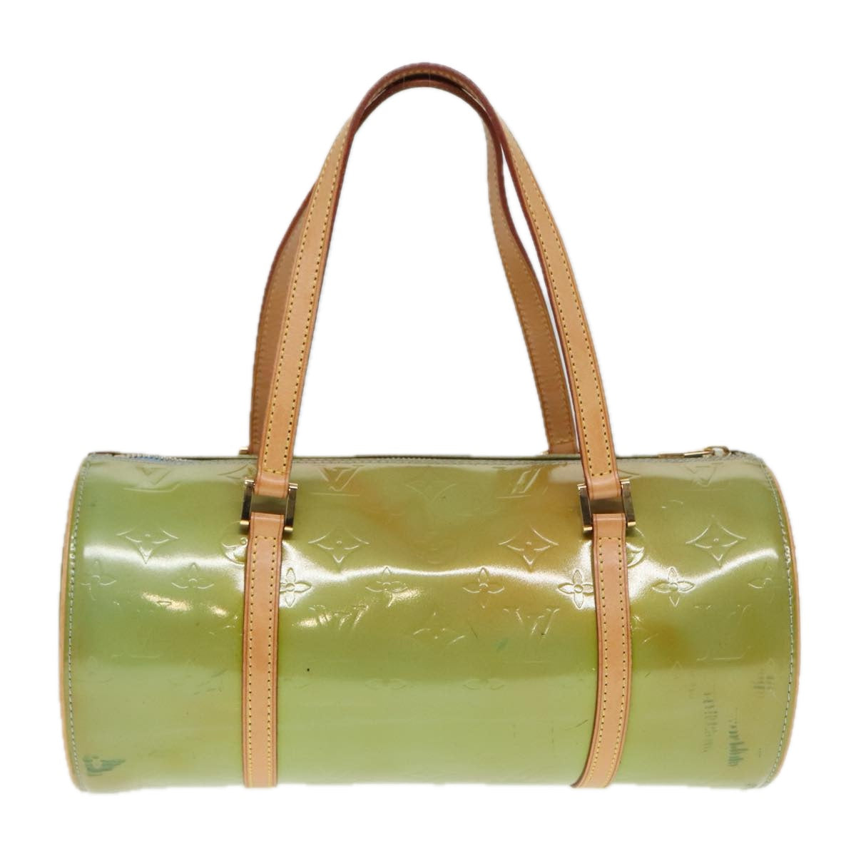 Louis Vuitton Bedford Green Patent Leather Hand Bag