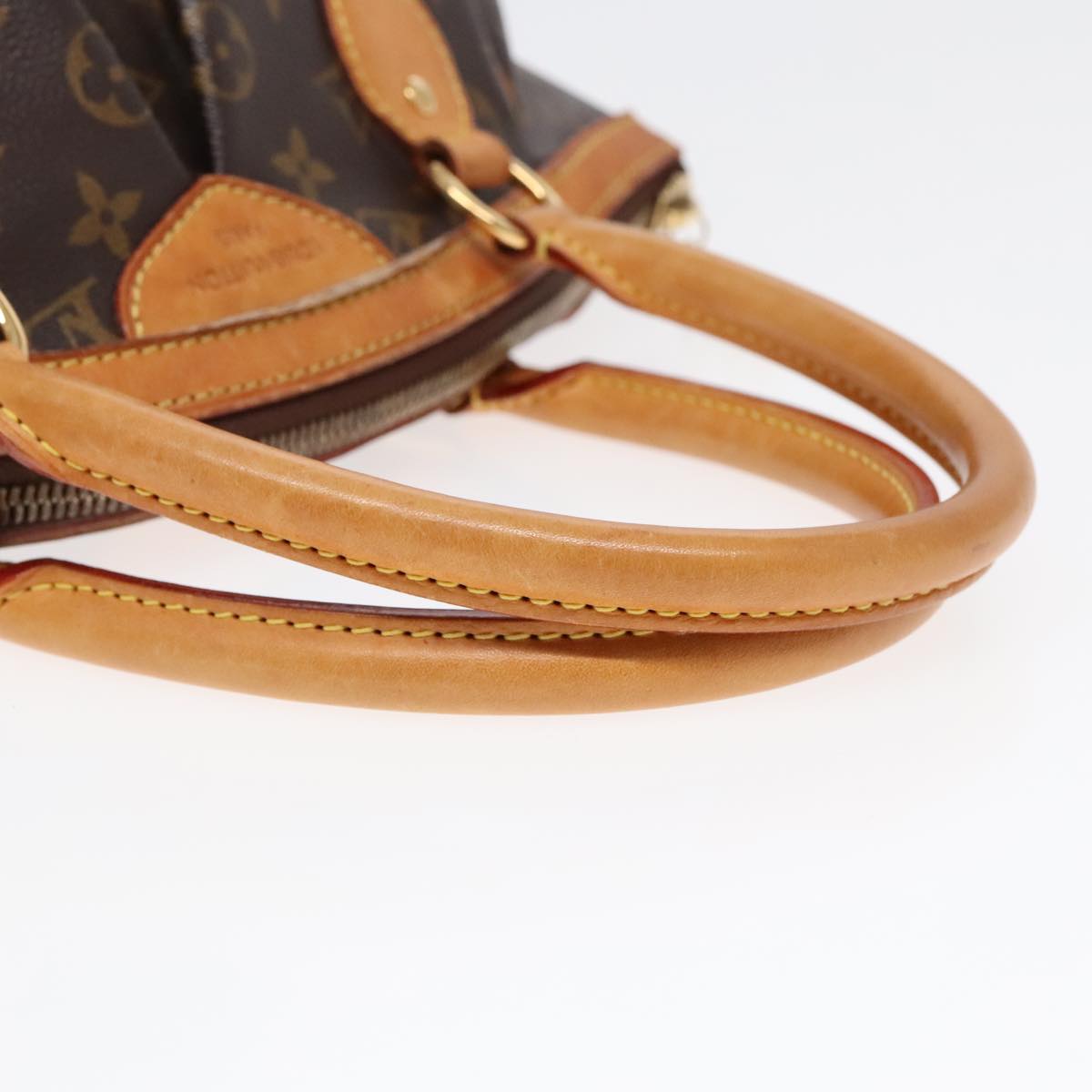 Louis Vuitton Tivoli Brown Canvas Hand Bag