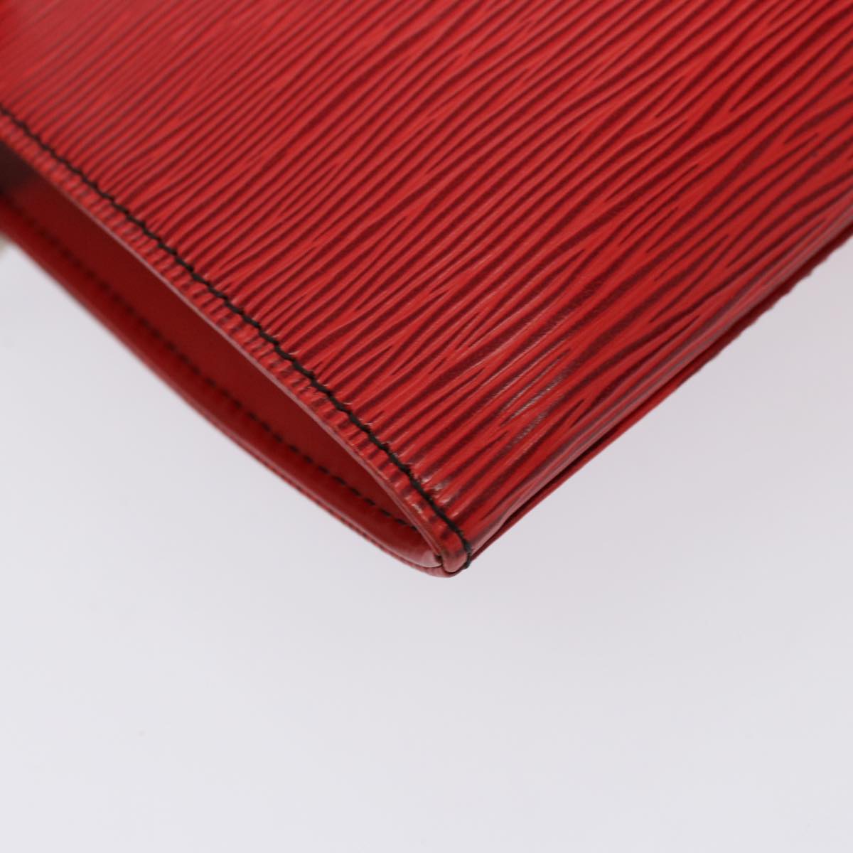 Louis Vuitton Jena Red Leather Clutch Bag