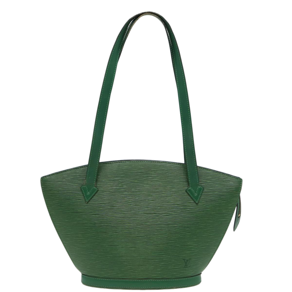 Louis Vuitton Saint Jacques Green Leather Shoulder Bag