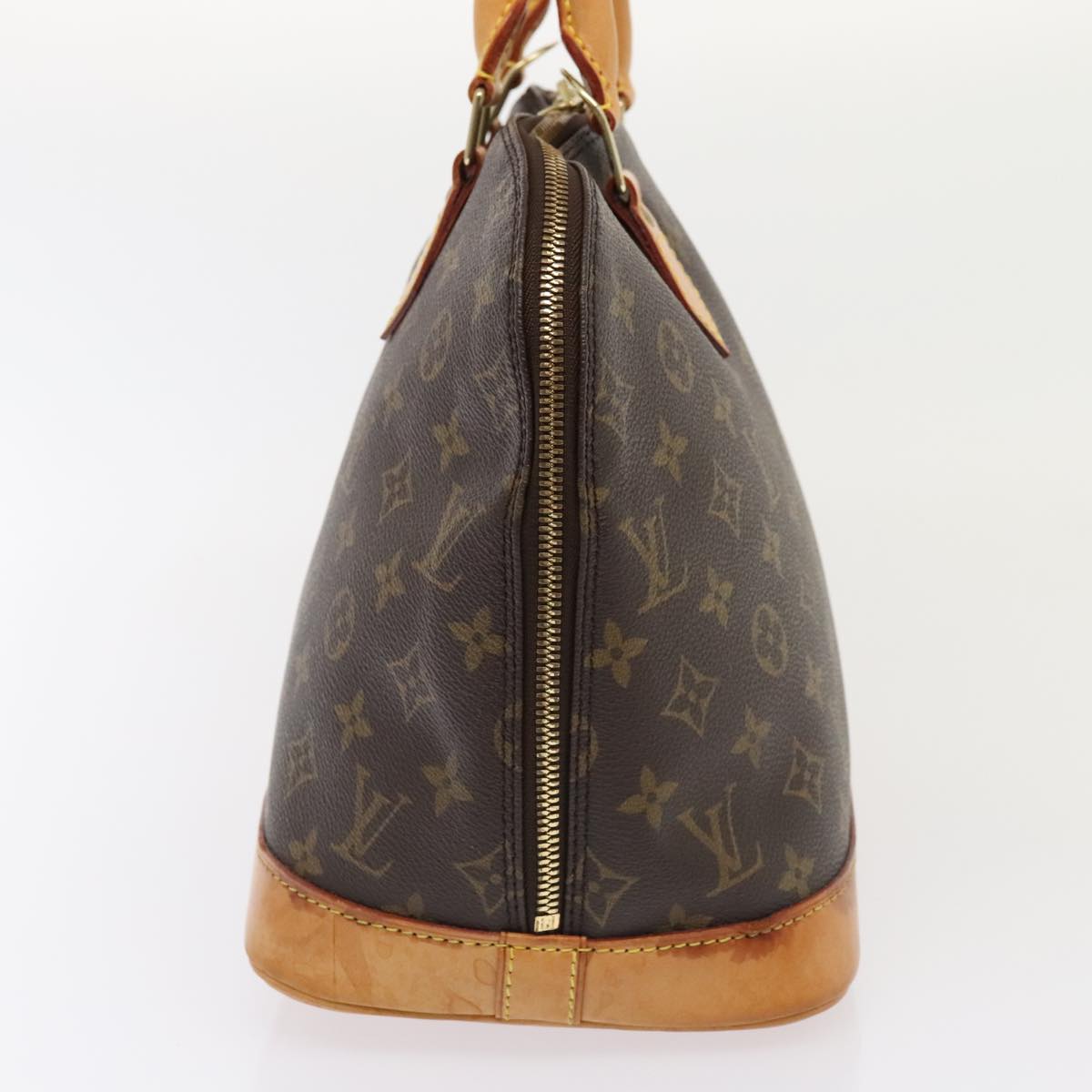 Louis Vuitton Alma Brown Canvas Hand Bag