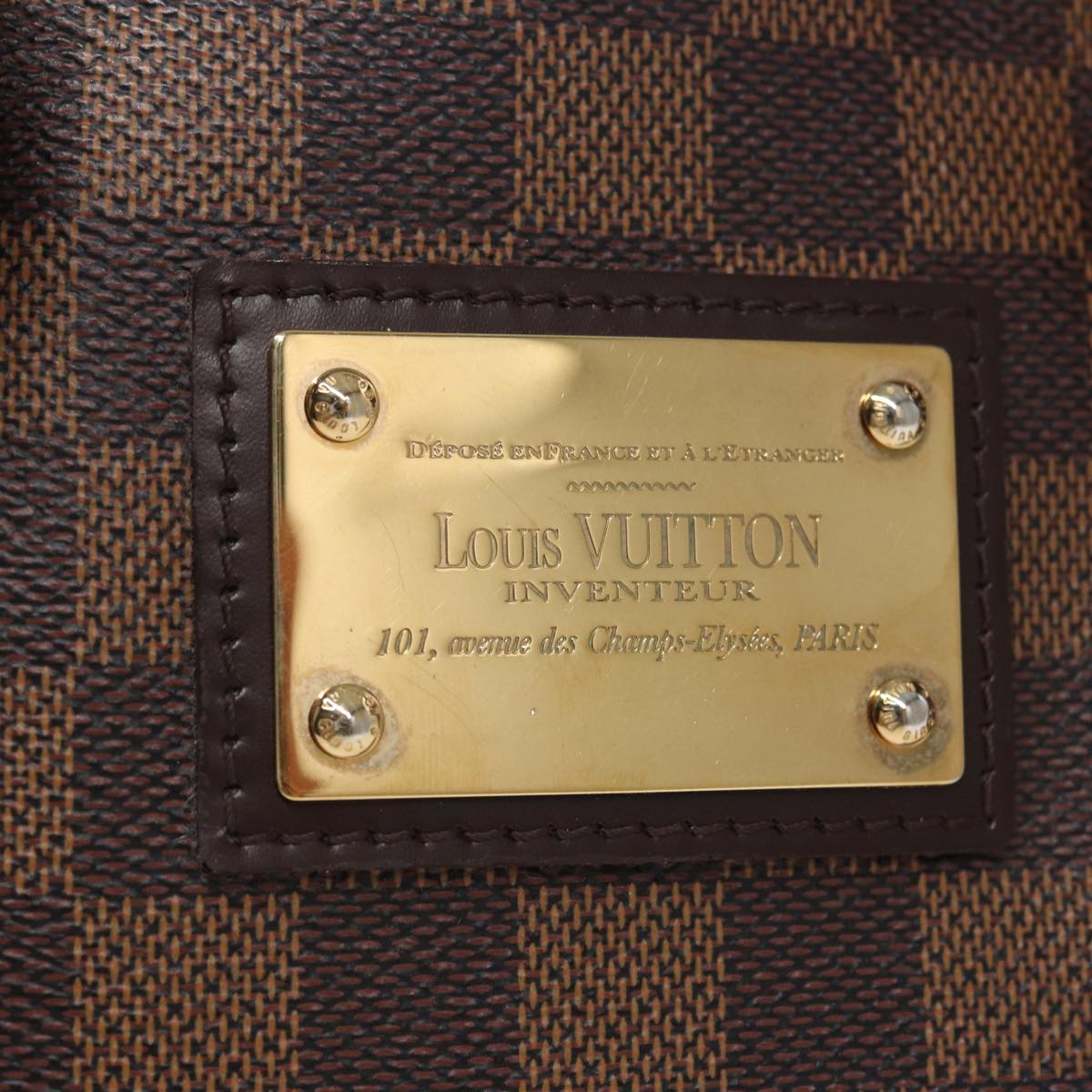 Louis Vuitton Hampstead Brown Canvas Tote Bag