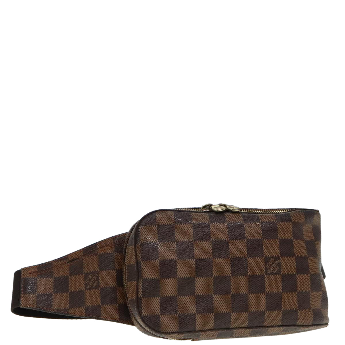 Louis Vuitton Geronimos Brown Canvas Shoulder Bag