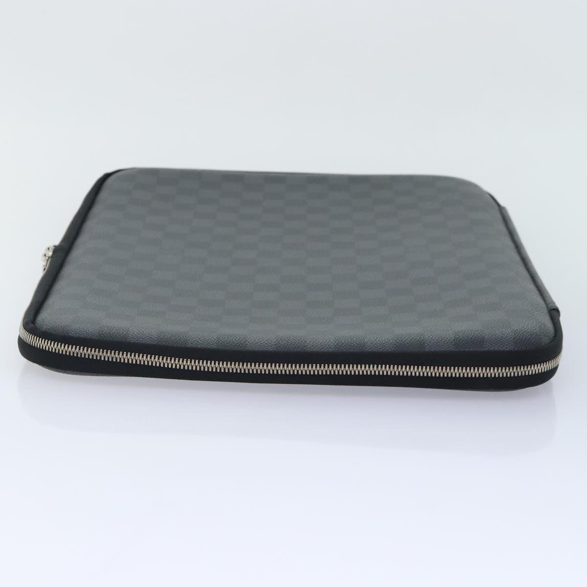 Louis Vuitton Etui iPad Grey Canvas Clutch Bag