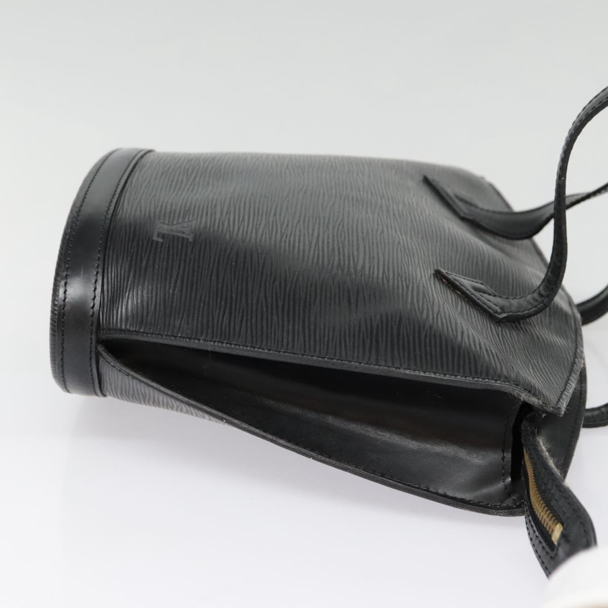 Louis Vuitton Saint Jacques Black Leather Hand Bag